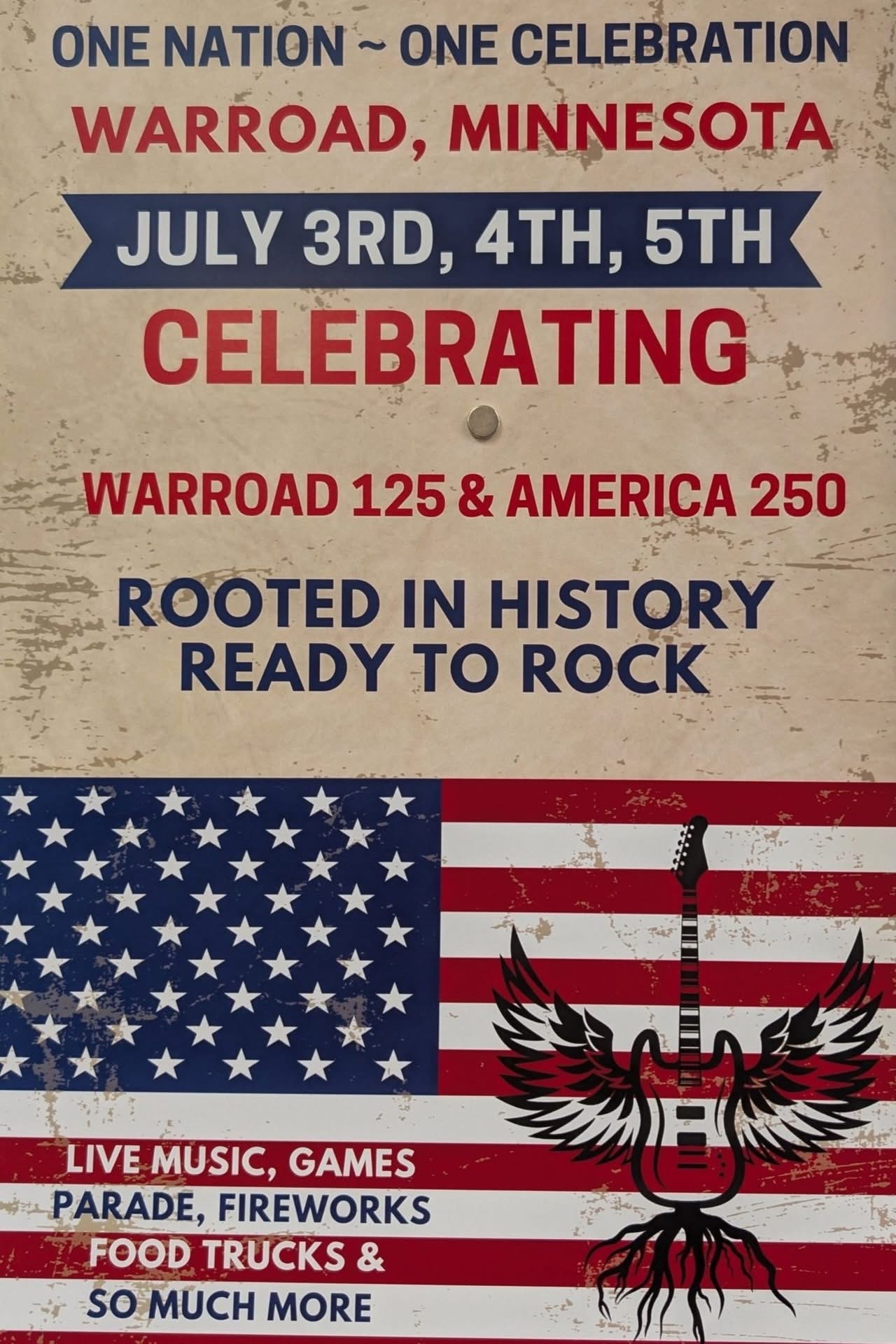 60's Guys Warroad July 4th Weekend Celebration
