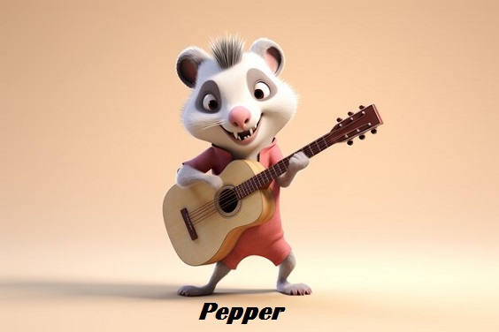 Pepper on TJ's Patio